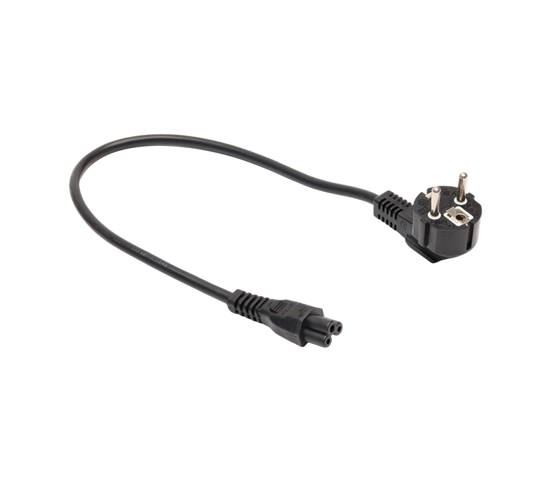 JT008/FY003 + JT-ST2B/ST2B 16A 250V, norme européenne, prise coudée à trois broches à 90 degrés avec connecteur IEC C5