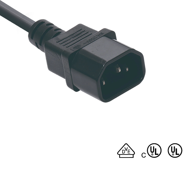 Prise mâle C14 de connecteur du CEI de JT-SZ3/FY-SZ3 selon les normes allemandes et américaines