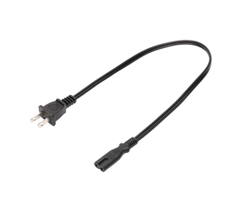 JT-2+ST2/FY-ST2 10A 125V Prise standard américaine à deux broches avec connecteur IEC C7