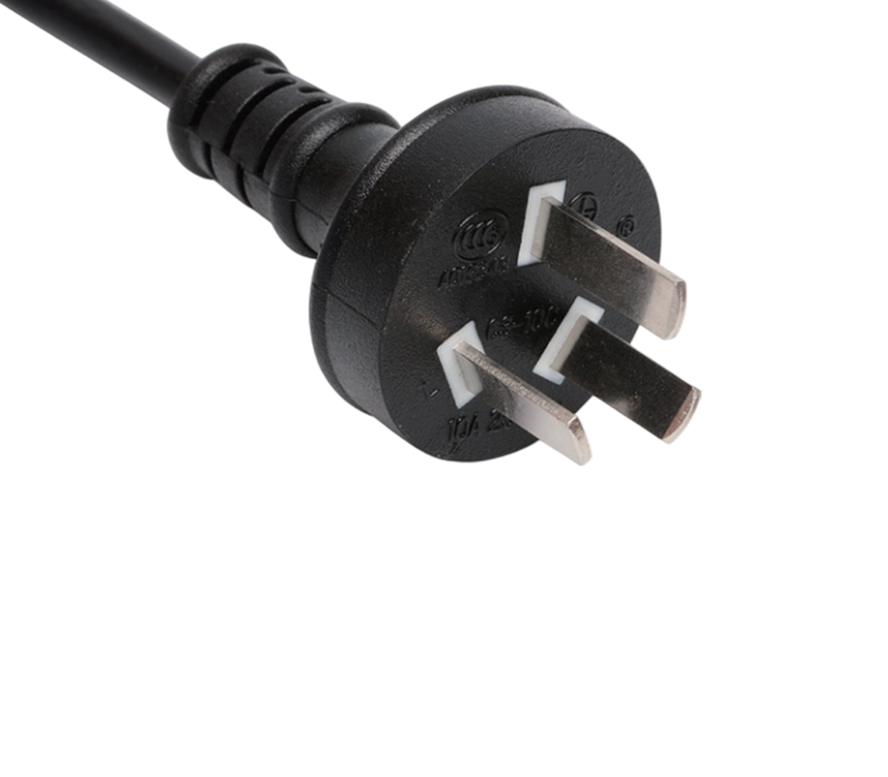 Prise droite à trois broches standard chinois C3-10C 10A 250V