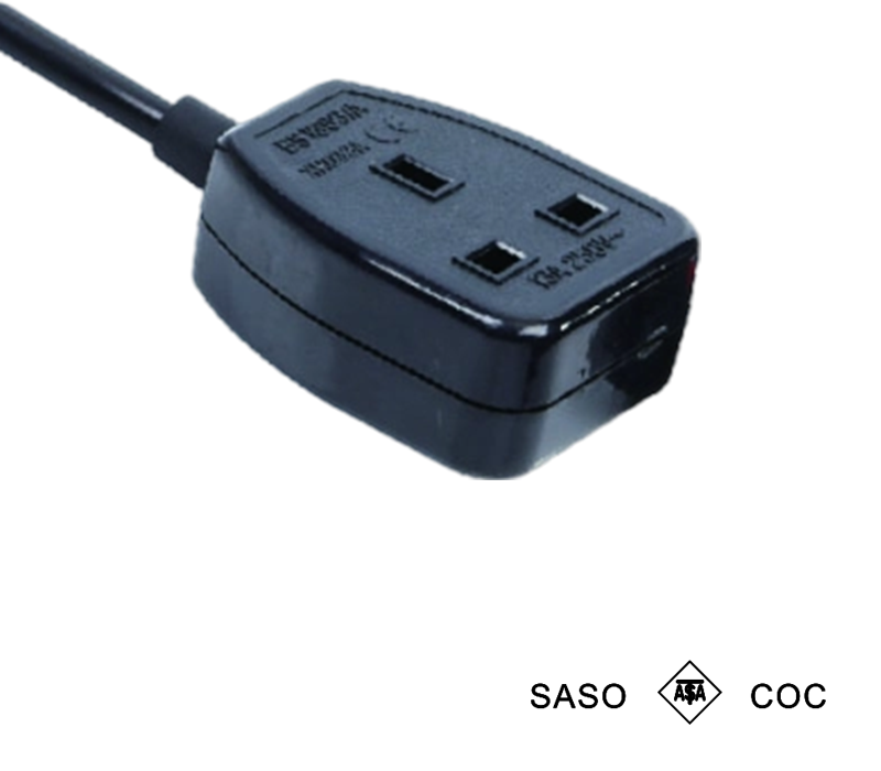 Prise femelle à trois broches de style britannique YZ3-13 13A 250V