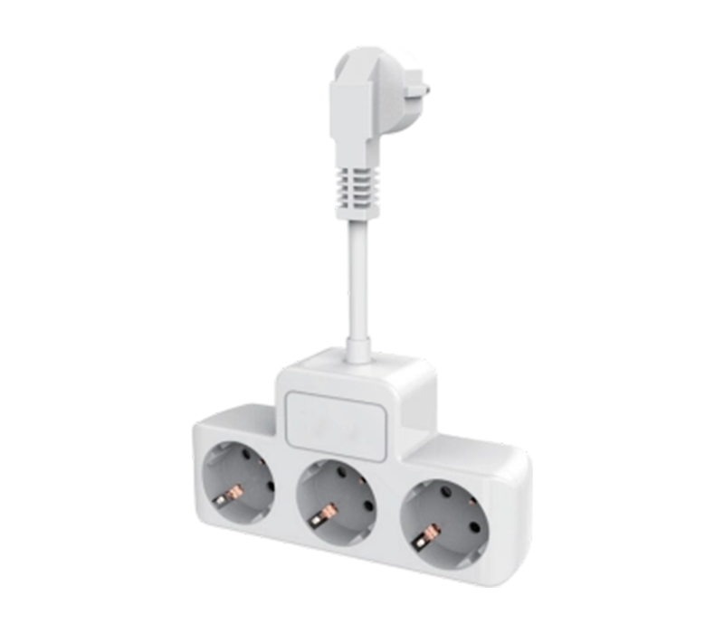 Multiprise filaire E12 avec 3 prises de style européen