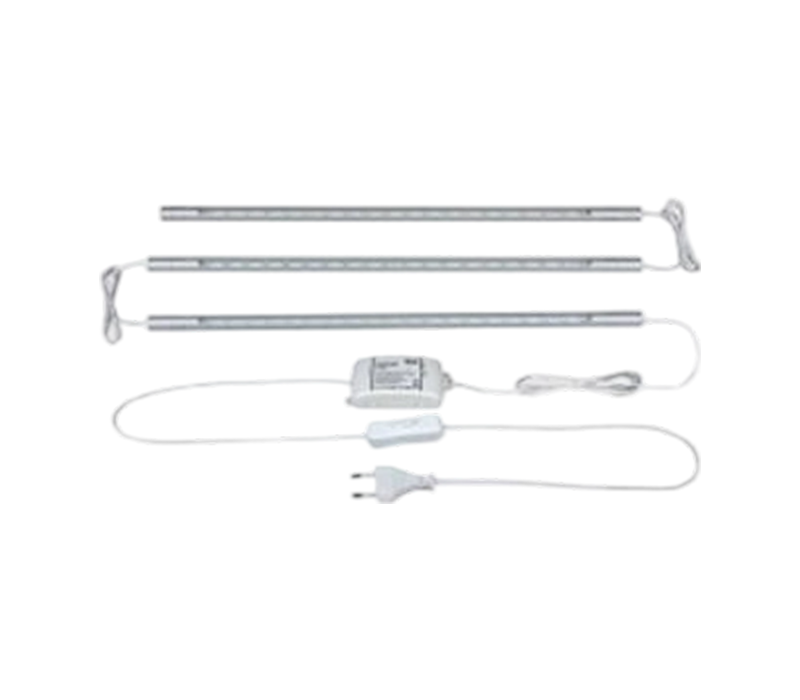 Garniture d'armoire lumineuse de 330 mm dotée de 20 ampoules LED en forme de chapeau de paille